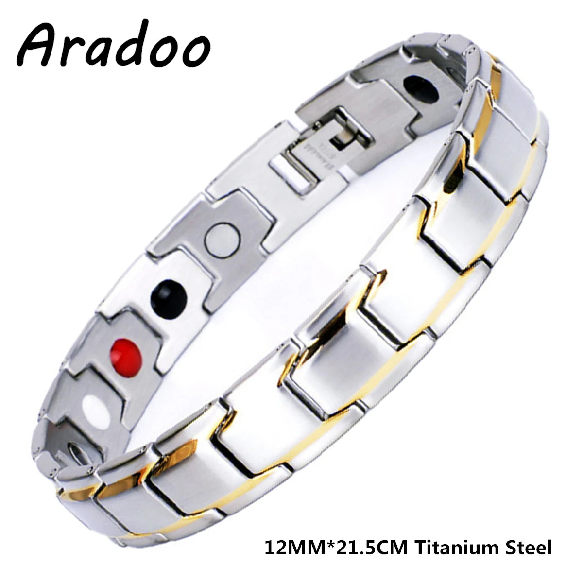 Titanium Steel Magnetic Bracelet Simple Design Stainless Steel Men's Bracelets