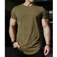 Muscle Fitness T-shirt Summer Men's Athleisure Workout short sleeve T-shirt High Quality cotton Men T-shirt Gym Sport Shirt Tops