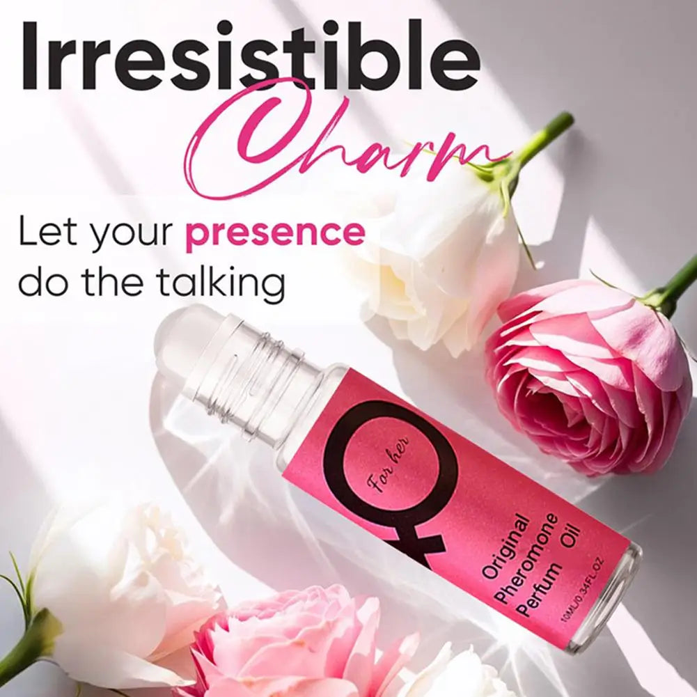 Pheromone Perfume Oil Rolling Fragrance For Men Women Natural Long-lasting Fresh Portable Charming Fragrance For Dating Daily