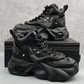 Men's Boots High Top  New Trend Wear-resistant Synthetic Leather Boots Casual Lace Up Height Increasing Fashion Boots 2025