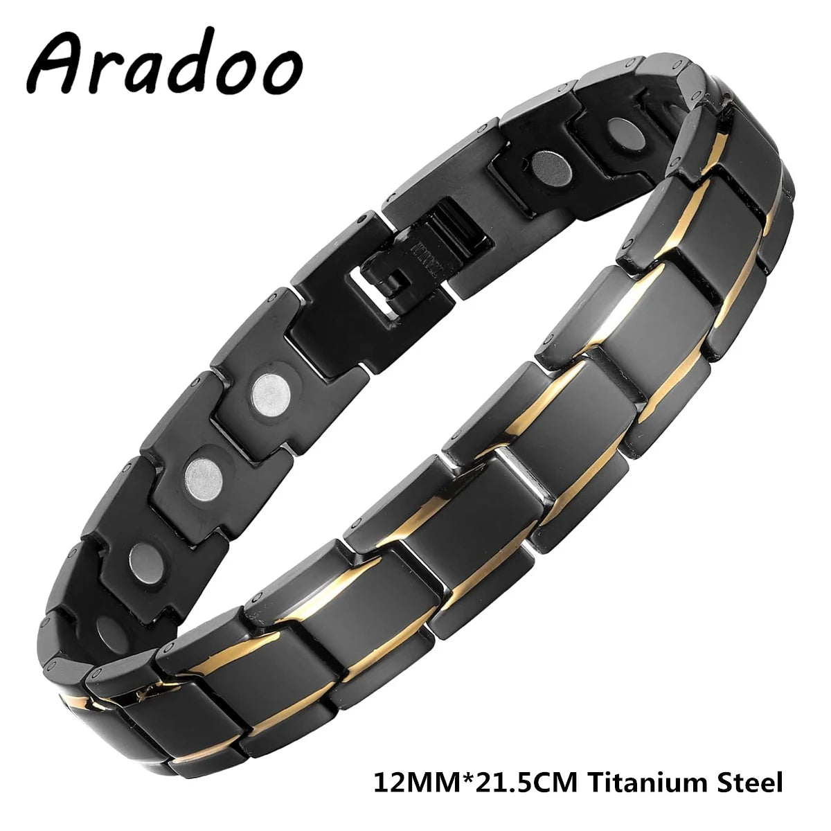 Titanium Steel Magnetic Bracelet Simple Design Stainless Steel Men's Bracelets