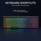 Ergonomic Backlit Keyboard Mouse Combo with Phone Holder 2.4G Wireless Rechargeable Keyboard Mouse Set for Win XP/7/8/10/11