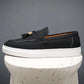 Luxury Dress Shoes for Men Comfy Brand Gentleman Tasseled Loafers Outdoor Shoes Leisure Walk Male Moccasins Suede Leather Man