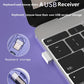Fashion Keyboard and Mouse Set Wireless PC Gamer Keyboards and Mouse Kit Ultra Thin Office Ergonomic Gaming Keypad Mice Purple