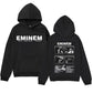 Trendy men's and women's hooded hoodies are comfortable streetwear with patterns from famous rap artists' music albums printed o