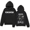 Trendy men's and women's hooded hoodies are comfortable streetwear with patterns from famous rap artists' music albums printed o