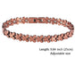 Women Magnetic Therapy Anklets 99.9% Pure Solid Copper 3500 Gauss Magnets Ankle Pain Relief for Arthritis Adjustable Size