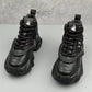 Men's Boots High Top  New Trend Wear-resistant Synthetic Leather Boots Casual Lace Up Height Increasing Fashion Boots 2025