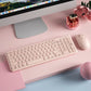 Fashion Keyboard and Mouse Set Wireless PC Gamer Keyboards and Mouse Kit Ultra Thin Office Ergonomic Gaming Keypad Mice Purple