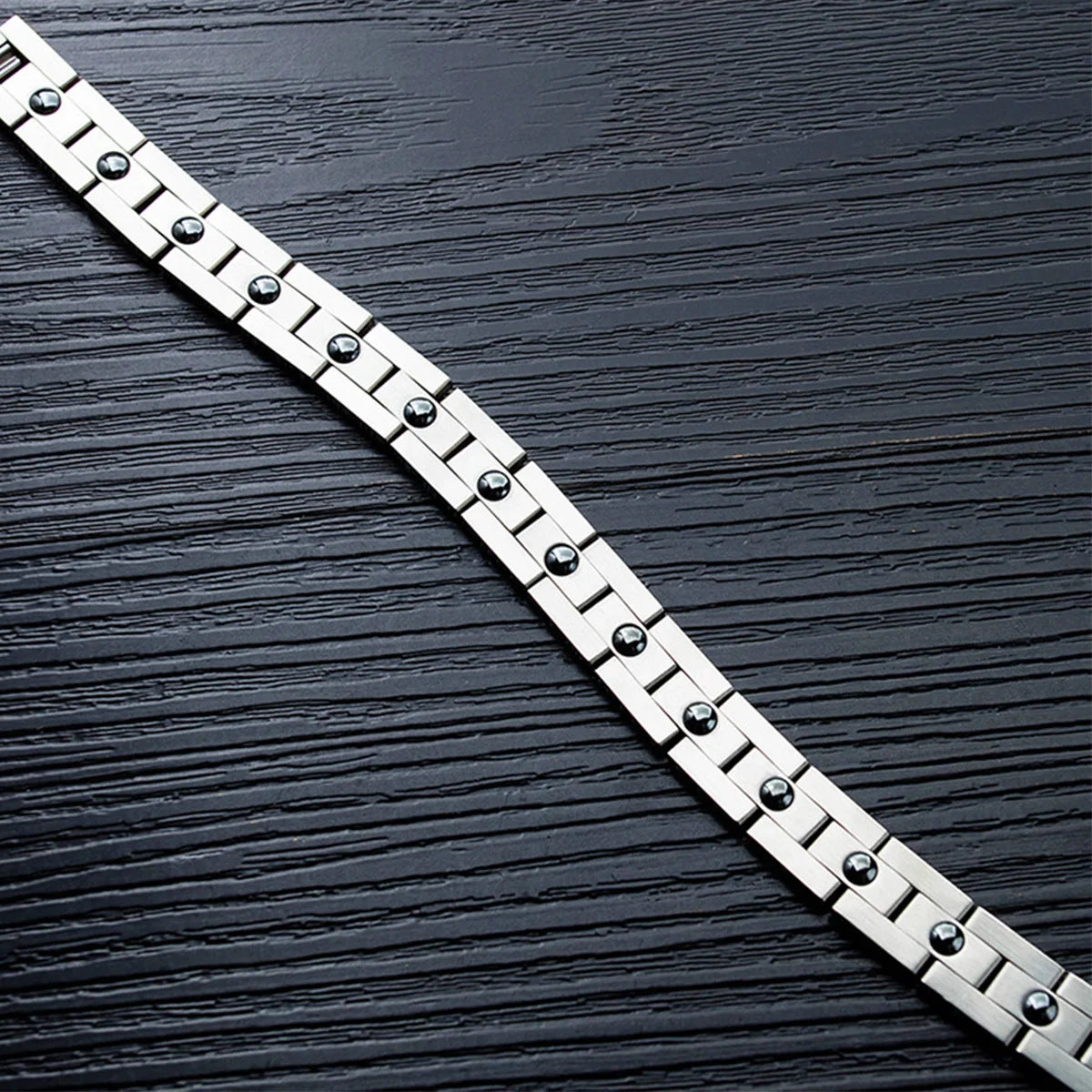 Titanium Steel Magnetic Bracelet Simple Design Stainless Steel Men's Bracelets