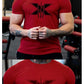 Tshirt for Men Bodybuilding  Graphic T Shirts Workout Fitness Men Clothing Short Sleeve Shirt Street Wear