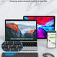 NexusClick Wireless Ergonomic Keyboard Mouse Combo - Rechargeable Mini Multimedia Set for PC, Laptop, MacBook