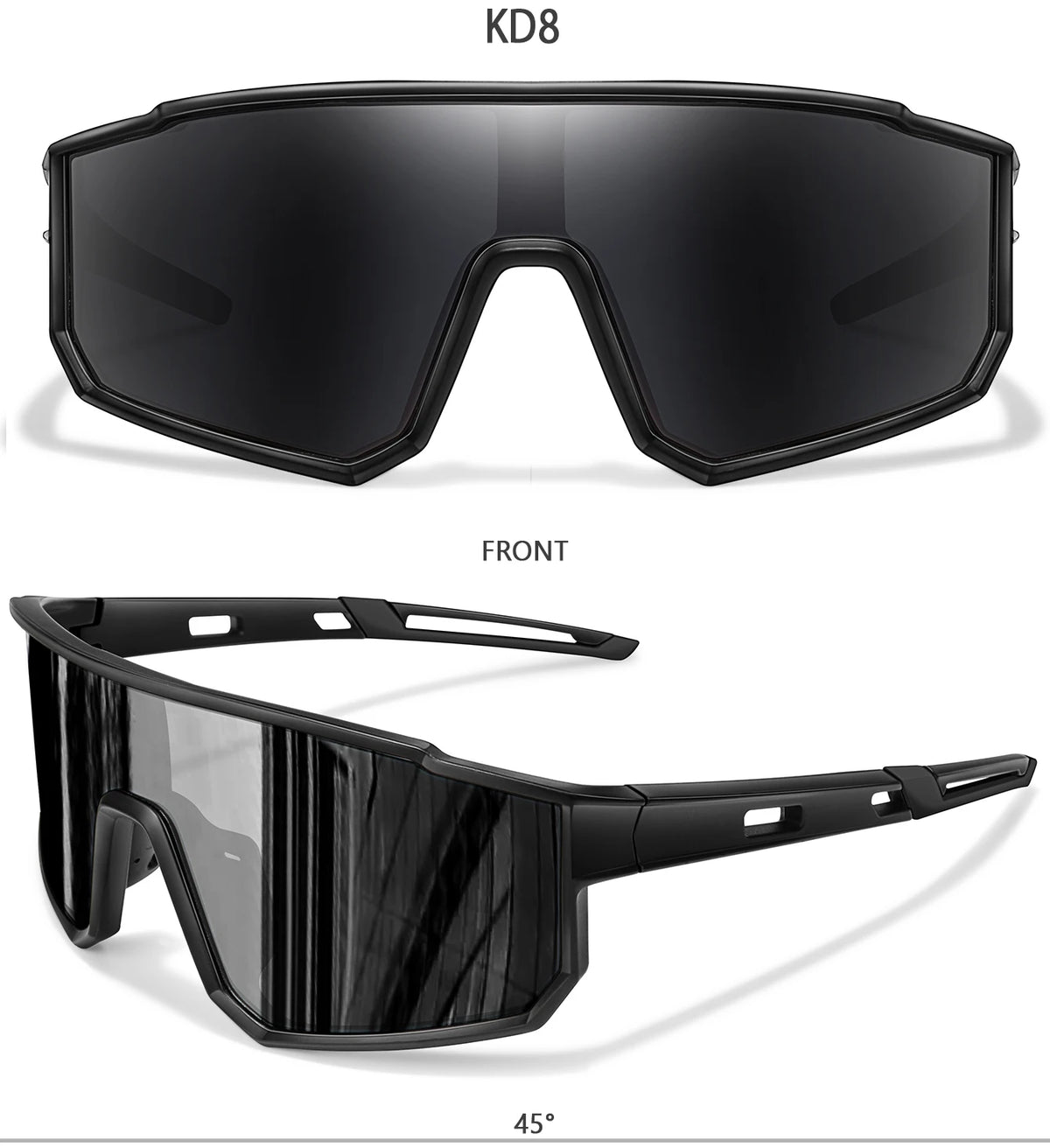 Trendy Fishing Sunglasses for Men and Women Casual Windproof Eyewear with UV Protection for Outdoor Sports, Running Cycling