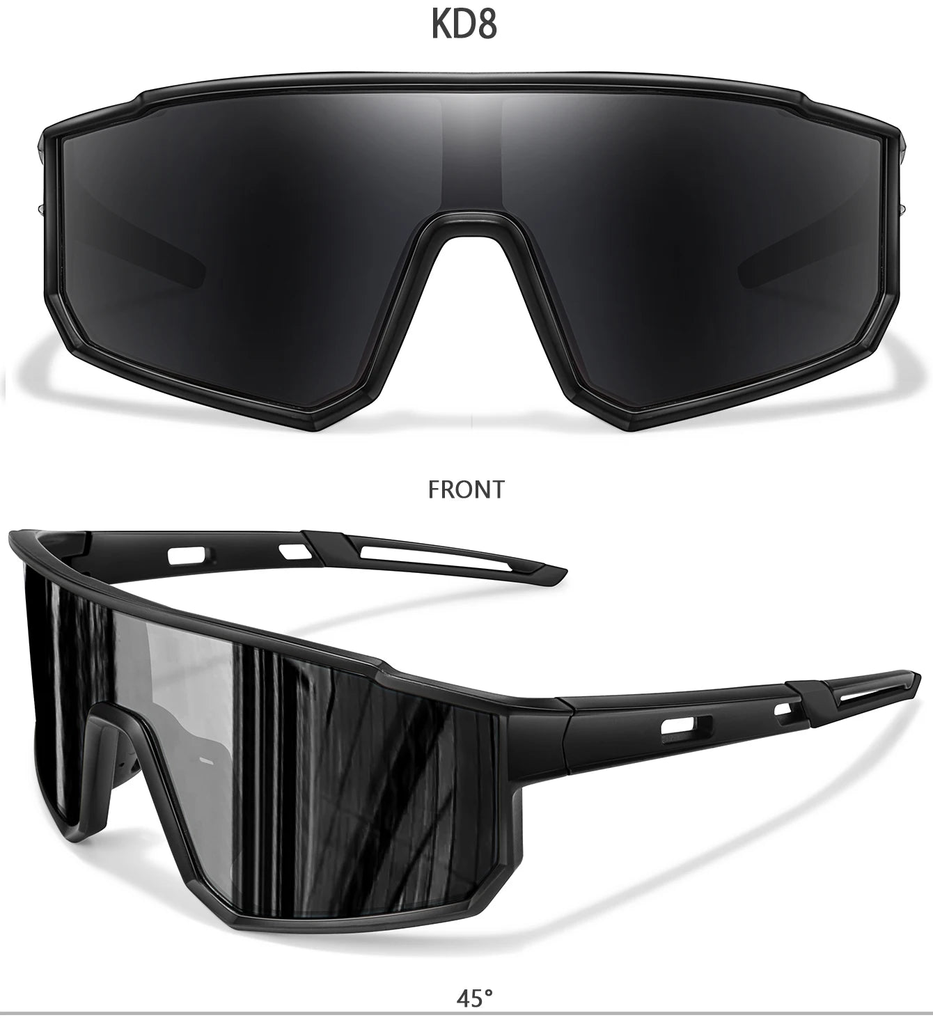 Trendy Fishing Sunglasses for Men and Women Casual Windproof Eyewear with UV Protection for Outdoor Sports, Running Cycling
