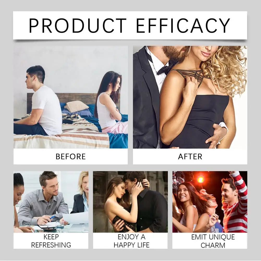 Men's Perfume Charming Whiskey Pheromone Natural Charm Attract Women Long-lasting Refreshing Elegant Fragrance Ideal Gift Dating