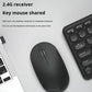 B.O.W HW256 Ultra-thin wireless keyboard and mouse set, 2.4G wireless set, 96 keys