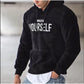 Midweight Fleece Hoodie Autumn Winter Loose Cozy Fuzzy Long Sleeve Pullover Hooded Sweatshirt for Men with Pocket Outwear