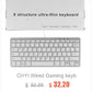 Fashion Keyboard and Mouse Set Wireless PC Gamer Keyboards and Mouse Kit Ultra Thin Office Ergonomic Gaming Keypad Mice Purple