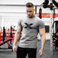 Tshirt for Men Bodybuilding  Graphic T Shirts Workout Fitness Men Clothing Short Sleeve Shirt Street Wear