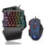 Wired Backlight Keyboard Mouse Set One-handed Professional Gaming Keyboard Mini Portable Game Mouse for Eating Chicken Game