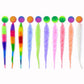 1/5/10pcs Cat Interactive Toys Tickle Cat Colorful Bouncing Ball Pet