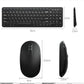 B.O.W HW256 Ultra-thin wireless keyboard and mouse set, 2.4G wireless set, 96 keys
