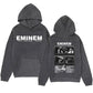 Trendy men's and women's hooded hoodies are comfortable streetwear with patterns from famous rap artists' music albums printed o
