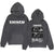 Trendy men's and women's hooded hoodies are comfortable streetwear with patterns from famous rap artists' music albums printed o