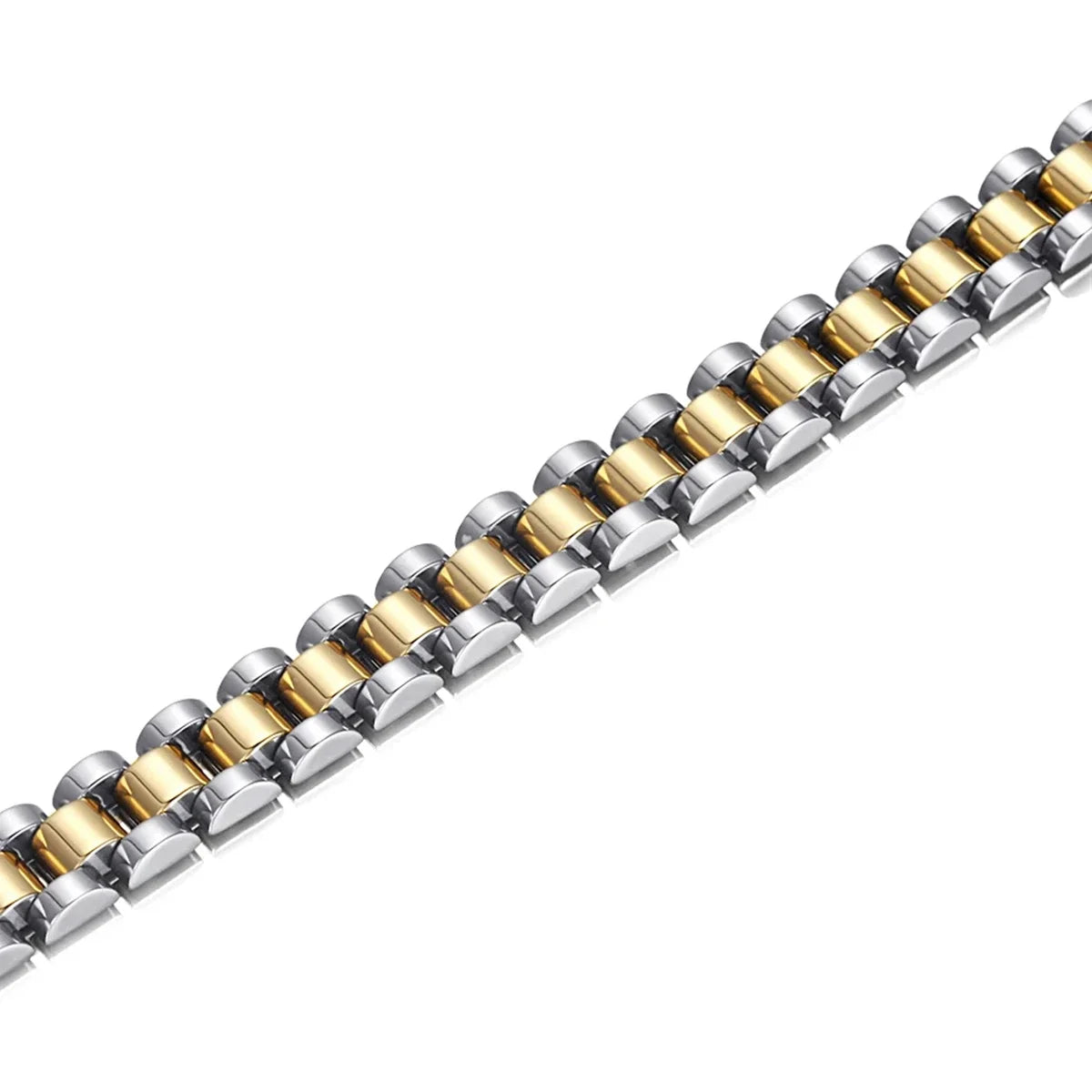 ARADOO Titanium Steel Watch Band Men's Bracelets Stainless Steel Magnetic Wristband Bracelet Gentlemen Jewelry Gifts