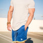 Muscle Fitness T-shirt Summer Men's Athleisure Workout short sleeve T-shirt High Quality cotton Men T-shirt Gym Sport Shirt Tops