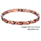 Women Magnetic Therapy Anklets 99.9% Pure Solid Copper 3500 Gauss Magnets Ankle Pain Relief for Arthritis Adjustable Size