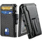 Wallet for Men, Mens Minimalist Wallet 9-13 Cards, Slim Compact Wallet with Money Clip & ID Window, RFID Blocking Smart Pop Up C