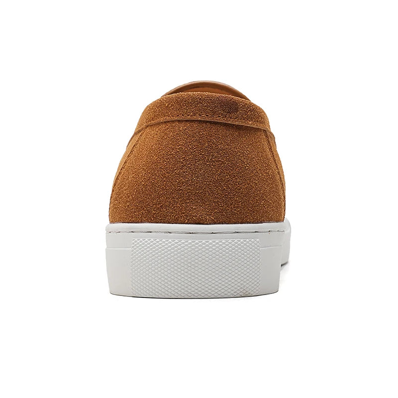 Luxury Dress Shoes for Men Comfy Brand Gentleman Tasseled Loafers Outdoor Shoes Leisure Walk Male Moccasins Suede Leather Man