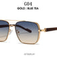 2023 Sunglasses For Men Square Sunglasses Women Trendy Luxe Vintage Fashion Glasses Retro Steampunk Shades Gafas De Sol Hombre