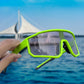 Trendy Fishing Sunglasses for Men and Women Casual Windproof Eyewear with UV Protection for Outdoor Sports, Running Cycling