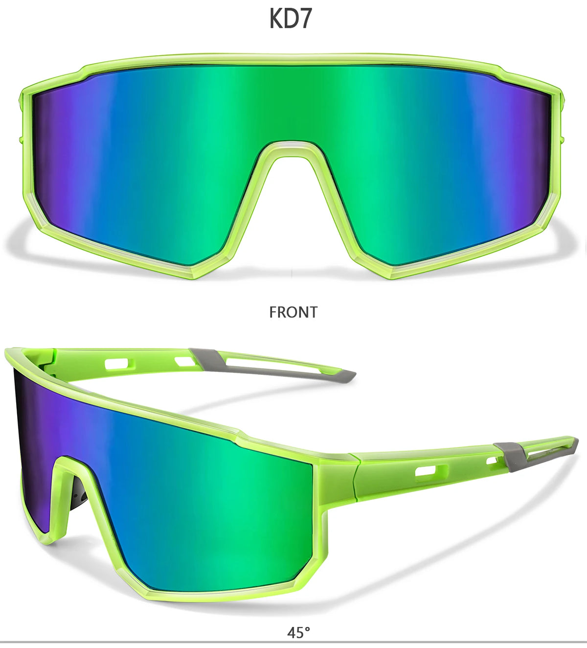 Trendy Fishing Sunglasses for Men and Women Casual Windproof Eyewear with UV Protection for Outdoor Sports, Running Cycling