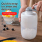 Shaved Ice Machine Mini Ice Crusher Hand Operated Shaved Ice Milkshake Maker Household Portable Small Hail Machine Kitchen Tool