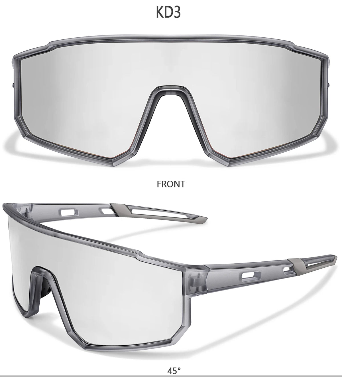 Trendy Fishing Sunglasses for Men and Women Casual Windproof Eyewear with UV Protection for Outdoor Sports, Running Cycling