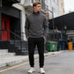 Men's Hoodies Sweatshirts Thicken Warm Fleece Tracksuit for Men Zipper Neck Pullover Men's Winter Clothing Soft Shell Men Hoodie