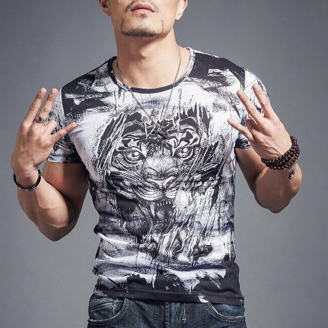 Men's T-shirt Clothes Streetwear Top Man Tee Shirts Plain Wholesale Striped Hip Hop Xl Alphabet Trashy Y2k Stylish Party Casual