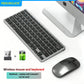 NexusClick Wireless Ergonomic Keyboard Mouse Combo - Rechargeable Mini Multimedia Set for PC, Laptop, MacBook