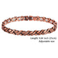 Women Magnetic Therapy Anklets 99.9% Pure Solid Copper 3500 Gauss Magnets Ankle Pain Relief for Arthritis Adjustable Size