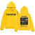 Trendy men's and women's hooded hoodies are comfortable streetwear with patterns from famous rap artists' music albums printed o