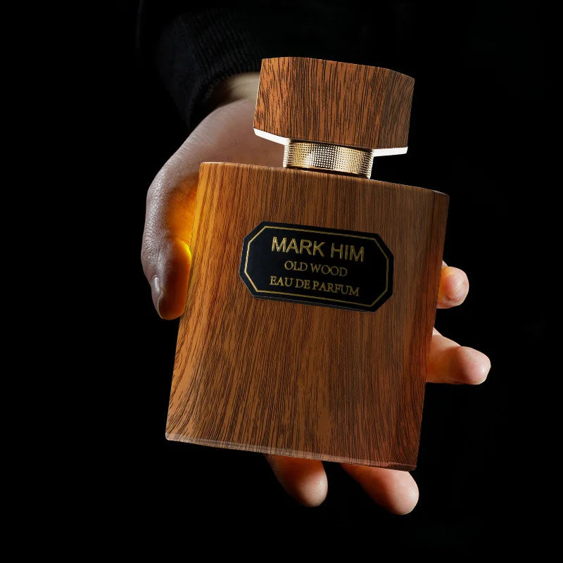 Luxury Gentleman Men's Perfume 75ml Ebony Agarwood Woody Fragrance Charm Cologne Vanilla Amber Freshness Lasting Light Fragrance