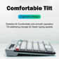 Dual-mode Wireless Keyboard & Mice Combo 2.4G Bluetooth 5.0 Membrane Keyboards BT 3-Channels Rechargeable Key Board Mouse for PC