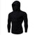 Mens Gym Thin Hoodie Long Sleeve Hoodies With Mask Sweatshirt Casual Splice Large Mask Hoodie Sweatshirt Hooded Tops Cycling