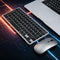 New 2.4G Wireless Rechargeable Silent Wireless Keyboard and Mouse Set, Compact Ergonomic Keyboard Mouse for Office/Home