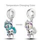 2026 Hot Sale Charms Bead 925 Sterling Silver Pink Butterfly Luminous Firefly Dangle Fit Bangle Bracelet Necklace DIY Jewelry