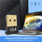 USB Bluetooth Adapter 5.4/5.3/5.0 Wireless USB Bluetooth Audio Receiver for PC Desktop Laptop Mouse Keyboard Headsets Speakers