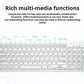 B.O.W HW256 Ultra-thin wireless keyboard and mouse set, 2.4G wireless set, 96 keys